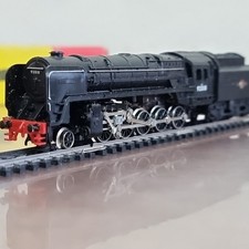 Minitrix N207 N Gauge BR Black Class 9F 2-10-0 Steam Loco 92018 Boxed