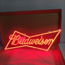 led neon light Budweiser bar