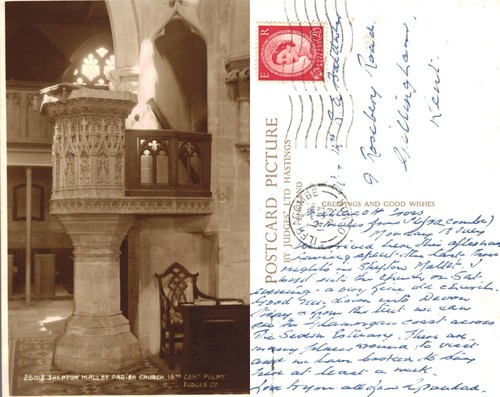 Vintage postcard shepton - postcard,