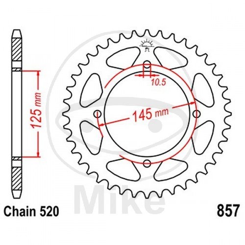 Crown teeth 520 - teeth, black