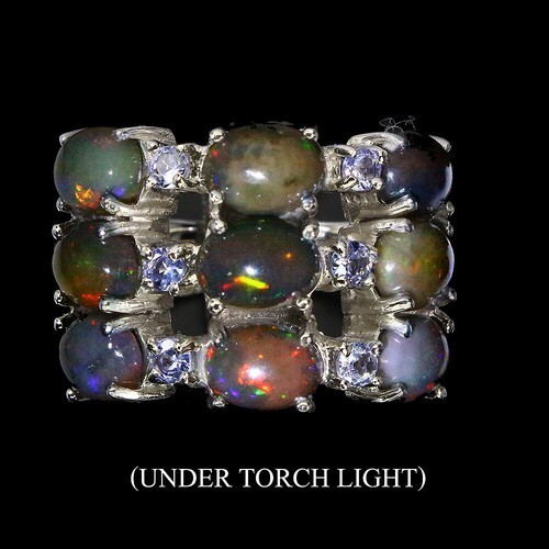 Substantial black opal - black,