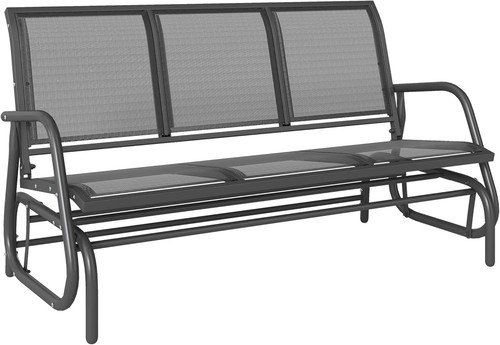 Garden bench metal seater - metal, 3