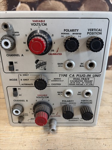 Tektronix type plug - type, ca