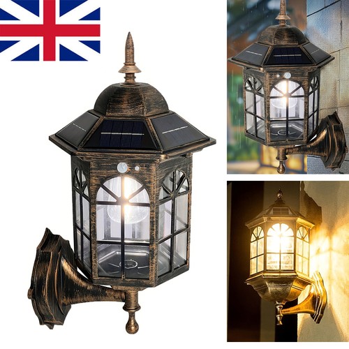 Retro led solar powered wall - retro,
