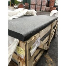 Bullnose Blue Black Solid Granite Steps 900x450 x30mm Paving Slab