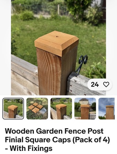 Wooden garden fence - wooden, post