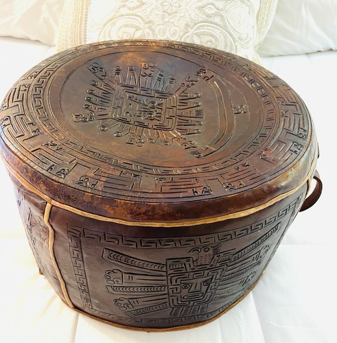Indian hand tooled leather - indian,
