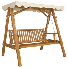 Outsunny seater wooden - outsunny, 2