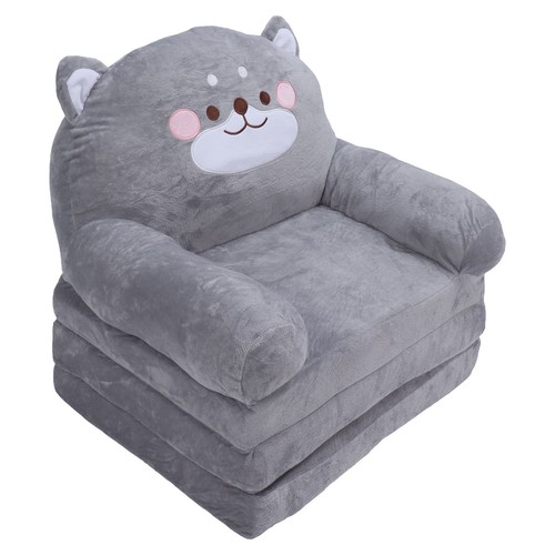Foldable gray cartoon - cartoon, dog