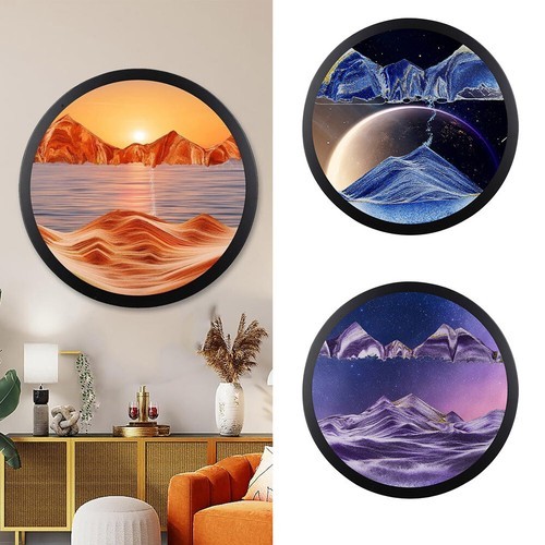 Led flowing sand painting - flowing,