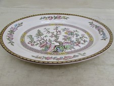 Vintage Washington Indian Tree Pattern Oval Serving Dish Platter 35cm