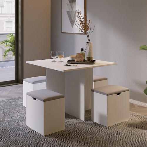 Mondeer pcs wooden dining - 5,
