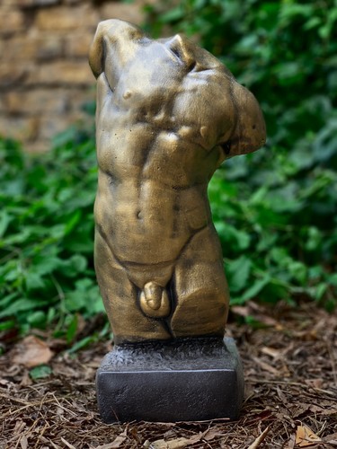 Stone nude decor concrete man - stone,