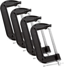 Aselected 4PCS G Clamp 6Inch (150Mm) Heavy Duty Screw G-Clamps- Industrial Stren