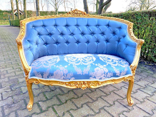 Sofa couch settee french louis - settee,