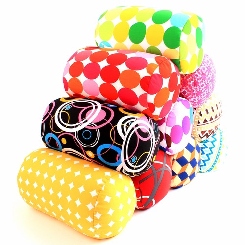Micro bead roll pillow - roll,