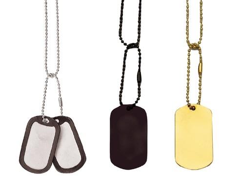 Military type piece dog - military, 2-piece