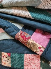 Handmade Patchwork Quilt Throw