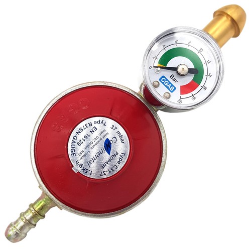 Propane gas regulator with - regulator,