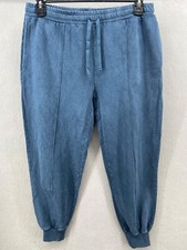 Topshop Joggers Womens Sz 4 6 Petite Elastic Waist Pockets Cuffed Blue NWT