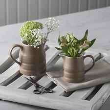 Churn Jug Matt Brown Porcelain Milk, Gravy, Cream, Custard Jug, Small to Large