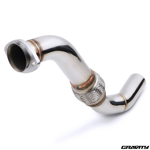 Stainless steel exhaust decat - stainless,