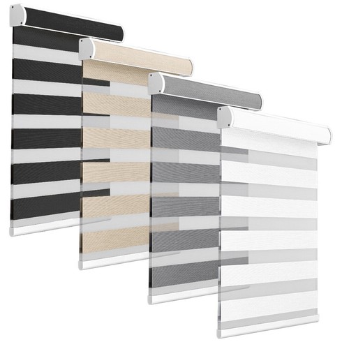 Zebra window roller blind - window,