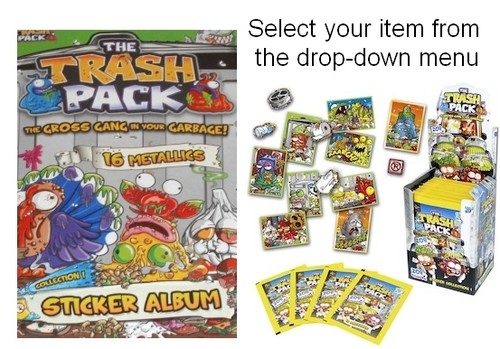 The trash pack sticker - the,