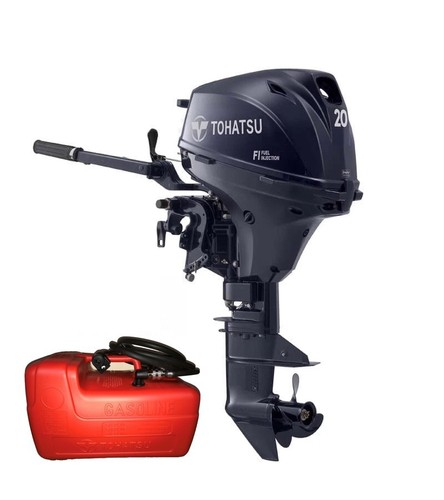 New tohatsu 20hp - new, long