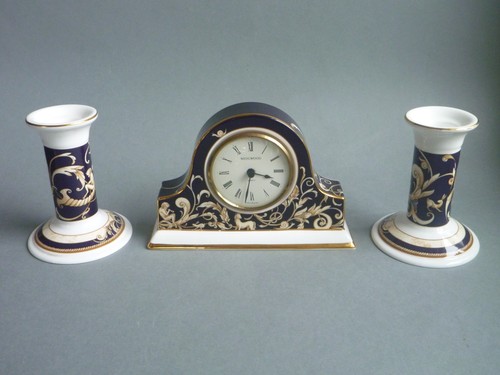 Wedgwood cornucopia clock - cornucopia, &