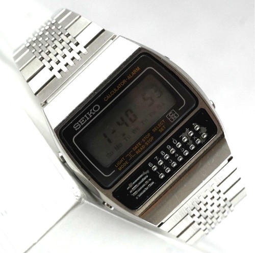 Seiko calculator alarm digital - alarm,
