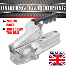 Heavy Duty 2600kg Trailer Hitch Cast Coupling Tow Ball Coupler RV Camper 50mm GB