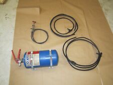 Sparco plumbed in fire extinguisher system removed from a track car 