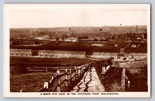 Rppc wolstanton bird eye - rppc,