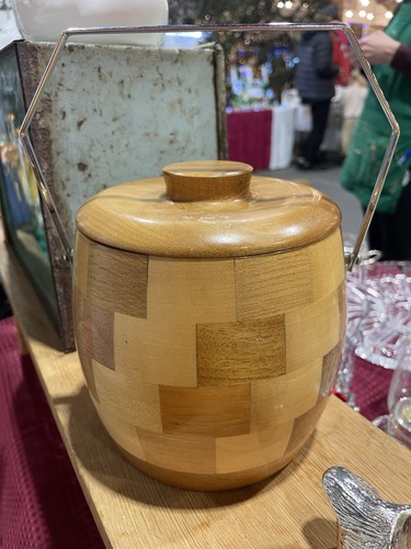 Wooden mosaic block vintage - mosaic,