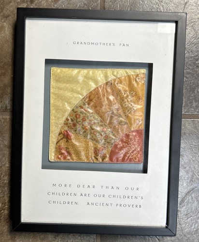 Grandmother fan shadowbox - grandmother's,