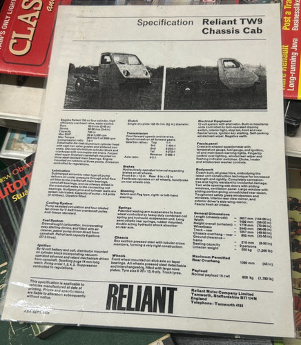 Reliant tw9 ant - reliant,