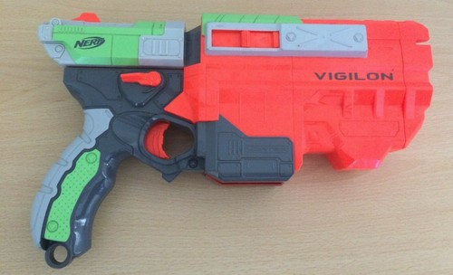 Nerf vortex vigilon disc gun - nerf,