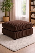 Handmade Jumbo Cord Footstool