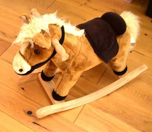 Wooden rocking horse - wooden, with