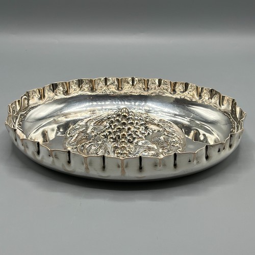 Antique silver plated relief - silver,