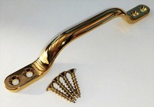 Brass Door Pull Drawer Kitchen Wardrobe Cupboard Sash Window Draw Handle NEW .