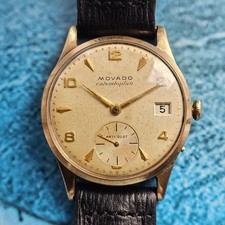 Vintage 9k Solid Gold Movado