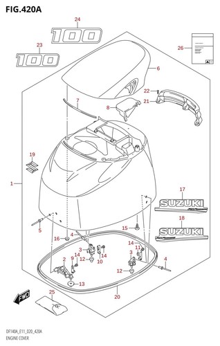 Suzuki genuine nut dt65 - suzuki,
