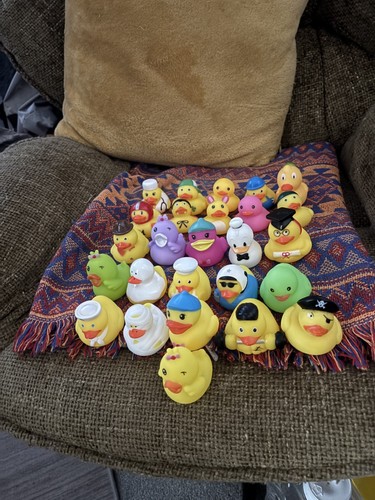 26pcs rubber ducks assortment - rubber, ducks,