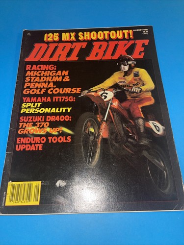 Dirt bike magazine august - dirt,