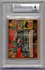 1936 Gum Inc. G-Men & Heroes of the Law #7 BGS Graded 4 VG/EX Motorcycle Cop