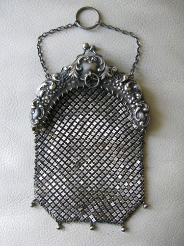 Antique german silver - silver, scroll