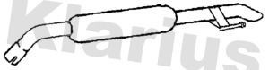 Klarius cn747t muffler exhaust - klarius,