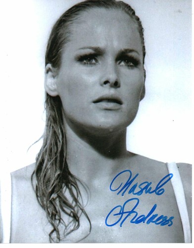 Hand signed ursula andress - andress, dr